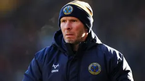 Michael Appleton was a relieved man after Shrewsbury’s win (Bradley Collyer/PA)
