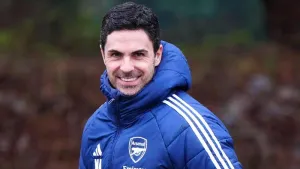 Mikel Arteta’s Arsenal face Kairat on Wednesday (Bradley Collyer/PA)