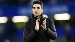 Mikel Arteta says relations between Declan Rice and assistant manager Albert Stuivenberg are ‘all good’ (Nick Potts/PA).