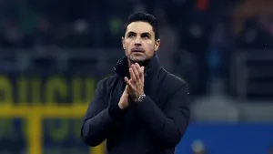 Arsenal manager Mikel Arteta (Fabrizio Carabelli/PA)