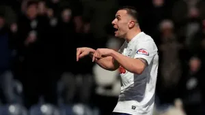 Milutin Osmajic scored on his Preston return (Martin Rickett/PA)