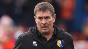 Mansfield manager Nigel Clough was satisfied with a point against Wycombe (Jonathan Brady/PA)