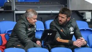 Michael Carrick was part of Ole Gunnar Solskjaer’s staff (Glyn Kirk/PA)