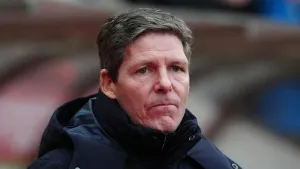 Oliver Glasner has reportedly avoided the axe despite his outburst at Sunderland (Owen Humphreys/PA