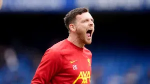 Andy Robertson is a Tottenham target (Adam Davy/PA)