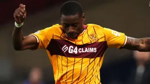 Tawanda Maswanhise bagged a brace for Motherwell (Andrew Milligan/PA)