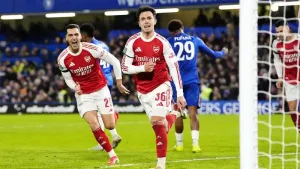 Arsenal hold the edge after the first leg of their Carabao Cup semi-final (Nick Potts/PA)