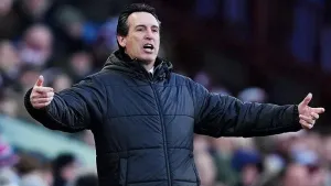 Aston Villa manager Unai Emery was angry with referee Andy Madley (Martin Rickett/PA)