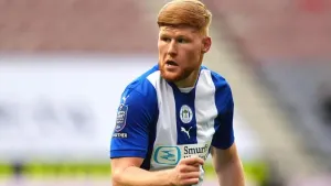 Josh Stones opened the scoring in York’s National League victory at Carlisle (Martin Rickett/PA)