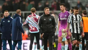 Eddie Howe takes ‘full responsibility’ as Newcastle booed off after home loss