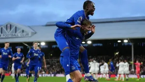 Everton staged a late turnaround to beat Fulham (Ben Whitley/PA).