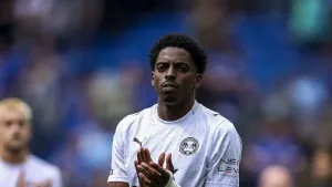 Kyrell Lisbie scored a hat-trick for Peterborough (PA)