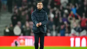 Scott Parker came under fire from sections of the support (Martin Rickett/PA)