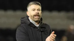 St Mirren manager Stephen Robinson was happy to see his side progress at Airdrie (Steve Welsh/PA)