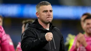 Steven Schumacher hailed his in-form striker (Martin Rickett/PA)